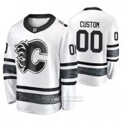 Camiseta Hockey Calgary Flames Personalizada 2019 All Star Blanco