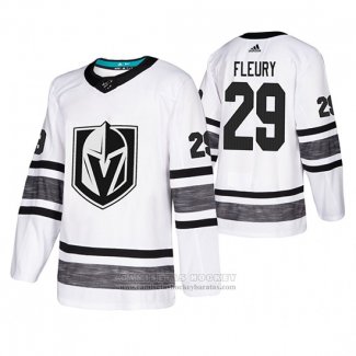 Camiseta Hockey Vegas Golden Knights Marc Andre Fleury 2019 All Star Blanco2