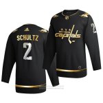 Camiseta Hockey Washington Capitals Justin Schultz Golden Edition Limited Autentico 2020-21 Negro Camiseta Hockey Washington Capitals Justin Schultz Golden Edition Limited Autentico 2020-21 Negro