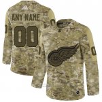 Camiseta Hockey Detroit Red Wings 2019 Salute to Service Personalizada Camuflaje