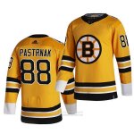 Camiseta Hockey Boston Bruins David Pastrnak Amarillo Camiseta Hockey Boston Bruins David Pastrnak Amarillo
