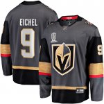 Camiseta Hockey Vegas Golden Knights Jack Eichel 2023 Stanley Cup Champions Alterno Breakaway Negro Camiseta Hockey Vegas Golden Knights Jack Eichel 2023 Stanley Cup Champions Alterno Breakaway Negro