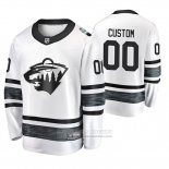 Camiseta Hockey Minnesota Wild Personalizada 2019 All Star Blanco