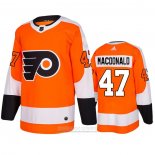 Camiseta Hockey Philadelphia Flyers Andrew Macdonald Primera Autentico Naranja