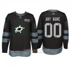 Camiseta Hockey Dallas Stars Personalizada Negro