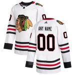 Camiseta Hockey Chicago Blackhawks Personalizada Segunda Autentico Blanco Camiseta Hockey Chicago Blackhawks Personalizada Segunda Autentico Blanco