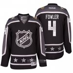 Camiseta Hockey Anaheim Ducks Cam Fowler 4 2017 All Star Negro