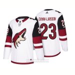 Camiseta Hockey Arizona Coyotes Oliver Ekman Larsson 2018 Season Centennial Patch Team Road Blanco