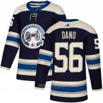 Camiseta Hockey Columbus Blue Jackets 56 Marko Dano Alterno Autentico Azul