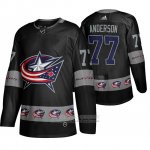 Camiseta Hockey Columbus Blue Jackets Josh Anderson Team Logo Fashion