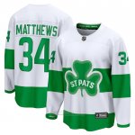 Camiseta Hockey Toronto Maple Leafs Auston Matthews St. Patricks Alterno Premier Breakaway Blanco Camiseta Hockey Toronto Maple Leafs Auston Matthews St. Patricks Alterno Premier Breakaway Blanco