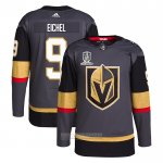 Camiseta Hockey Vegas Golden Knights Jack Eichel 2023 Stanley Cup Champions Autentico Alterno Gris Camiseta Hockey Vegas Golden Knights Jack Eichel 2023 Stanley Cup Champions Autentico Alterno Gris