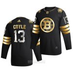 Camiseta Hockey Boston Bruins Charlie Coyle Golden Edition Limited Autentico 2020-21 Negro Camiseta Hockey Boston Bruins Charlie Coyle Golden Edition Limited Autentico 2020-21 Negro