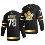 Camiseta Hockey Toronto Maple Leafs T.j. Brodie Golden Edition Limited Autentico 2020-21 Negro Camiseta Hockey Toronto Maple Leafs T.j. Brodie Golden Edition Limited Autentico 2020-21 Negro