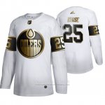 Camiseta Hockey Edmonton Oilers Darnell Nurse Golden Edition Limited Blanco