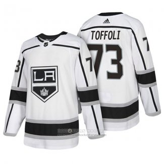 Camiseta Hockey Los Angeles Kings 73 Tyler Toffoli Autentico Segunda 2018 Blanco