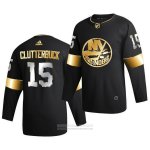 Camiseta Hockey New York Islanders Cal Clutterbuck Golden Edition Limited Autentico 2020-21 Negro Camiseta Hockey New York Islanders Cal Clutterbuck Golden Edition Limited Autentico 2020-21 Negro