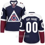 Camiseta Hockey Colorado Avalanche Reebok Personalizada Azul