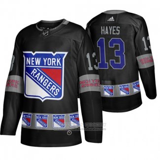 Camiseta Hockey New York Rangers Kevin Hayes Team Logo Fashion
