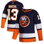Camiseta Hockey New York Islanders Mathew Barzal Reverse Retro Autentico 2020-21 Azul Camiseta Hockey New York Islanders Mathew Barzal Reverse Retro Autentico 2020-21 Azul