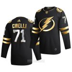 Camiseta Hockey Tampa Bay Lightning Anthony Cirelli Golden Edition Limited Autentico 2020-21 Negro Camiseta Hockey Tampa Bay Lightning Anthony Cirelli Golden Edition Limited Autentico 2020-21 Negro